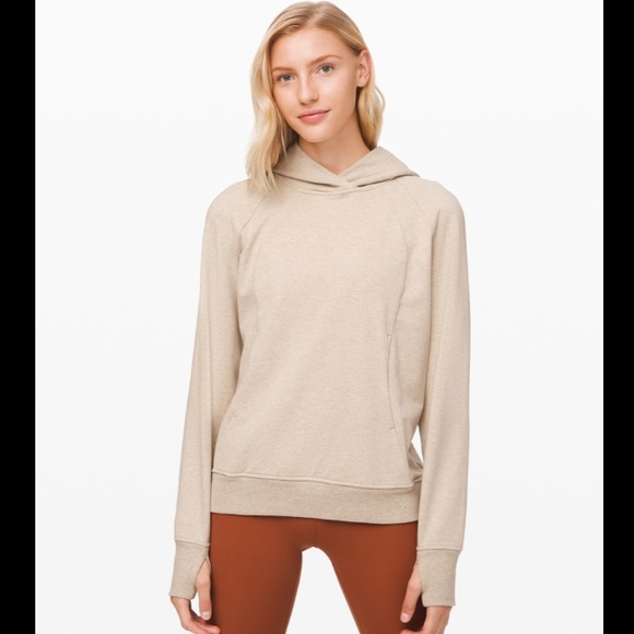 NEW Lululemon Scuba Pullover in Heathered Sahara